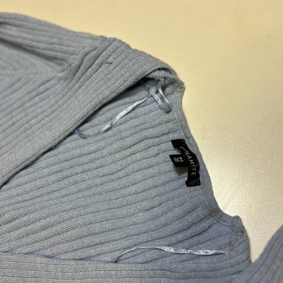 Dynamite Long Sleeve V Neck Sweater - Picture 2 of 4